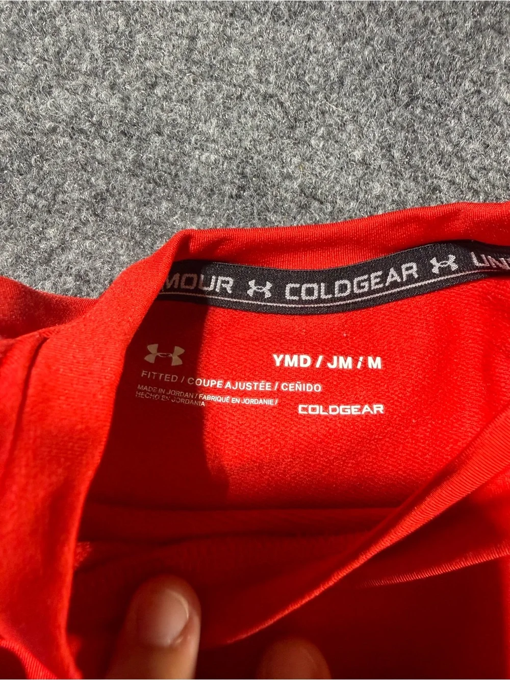Under Armour Red and Black compression sets